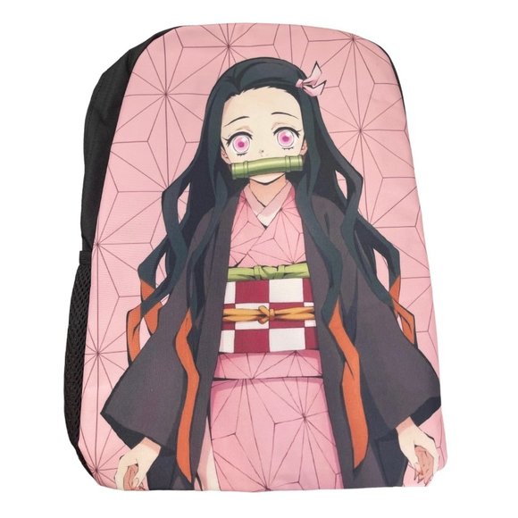 Kufutee Demon Slayer Other - KUFUTEE DEMON SLAYER Kimestsu no Yaiba Anime Teens 17" Backpack Waterproof NEW